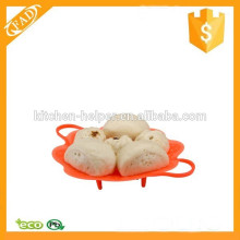 Eco-Friendly Factory Price Silicone Flexible Cooking Steamer with Handle